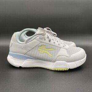 Kuru Quantum 2 Women's Size 11.5  Medium Comfort Sneakers Dove Gray Pale Lime